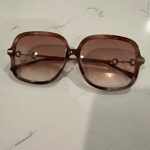 Gucci Rose Gold Sunglasses